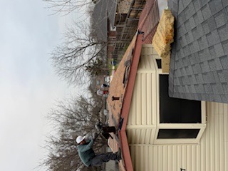 Guardian Ridge crew performing roof tear-off and replacement